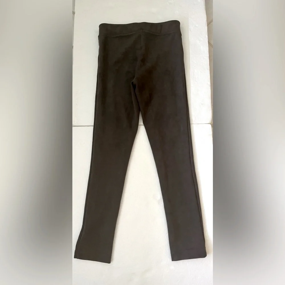 Andrew Marc brown suede-like style skinny pants x-small